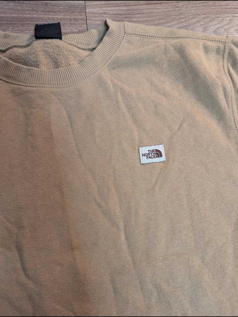 The North Face Tan Crewneck Pullover Lightweight Sweatshirt XL
